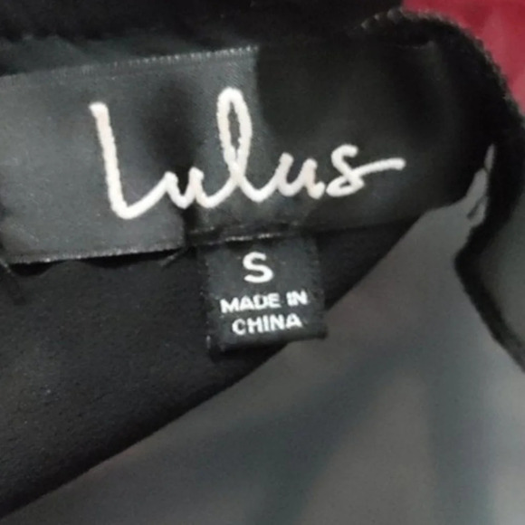 Lulu's Liberty Maxi Dress Red Rose Size Small - Picture 8 of 9